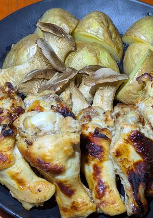 【オーブン料理】山椒香る炙り焼きチキン-レシピのメイン写真