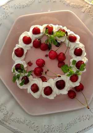 チェリーinフランボワーズムースケーキ-レシピのメイン写真