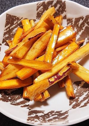 簡単！大学芋風サツマイモスティック-レシピのメイン写真