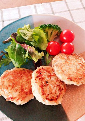 超簡単♡鶏ひき肉ともやしのハンバーグ♡-レシピのメイン写真