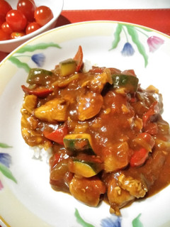 トマト缶で簡単トマトカレー-レシピのメイン写真