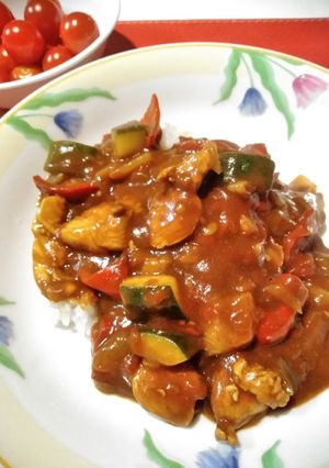 トマト缶で簡単トマトカレー-レシピのメイン写真