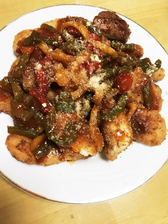 簡単!チキンカツのパプリカソースかけ-レシピのメイン写真