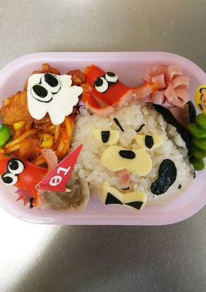 ジャッチ君キャラ弁-レシピのメイン写真