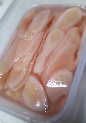 新生姜　寿司酢で漬けるガリ！絶品です！-レシピのメイン写真