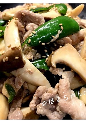 簡単☆エリンギ豚肉☆炒め-レシピのメイン写真