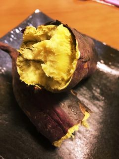 レンジ&グリルで簡単焼き芋!!-レシピのメイン写真