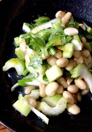 豆とセロリのサラダ-レシピのメイン写真