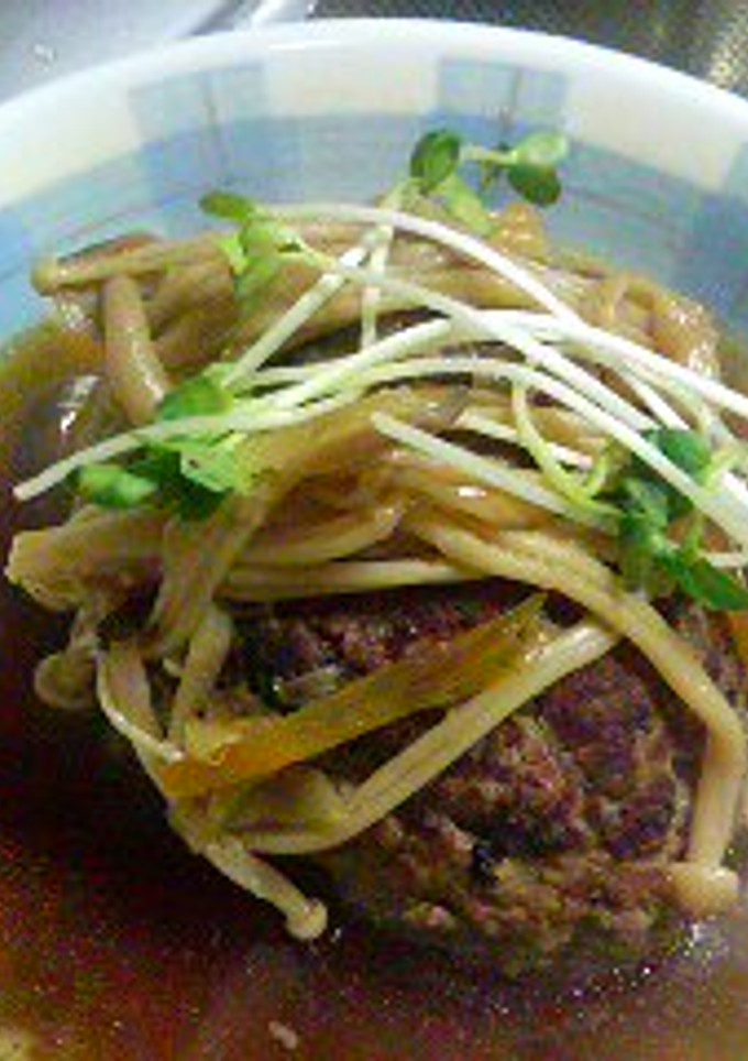 和風煮込みハンバーグ-レシピのメイン写真
