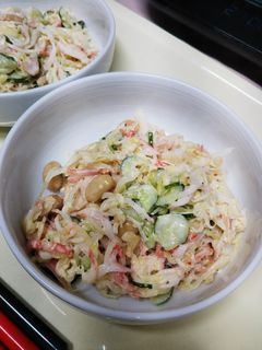 カニかまサラダ-レシピのメイン写真