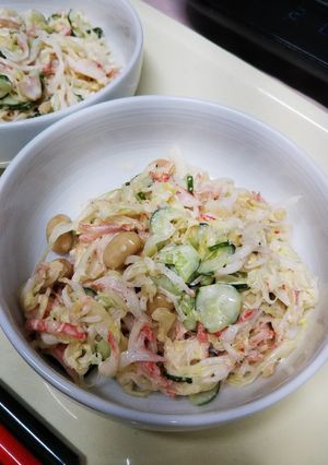カニかまサラダ-レシピのメイン写真