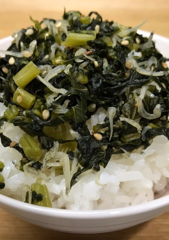 ご飯に！じゃこと大根葉のしっとりふりかけ-レシピのメイン写真