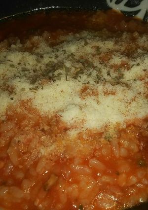 エビピラフアレンジ！トマトリゾット♪-レシピのメイン写真
