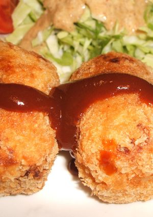 母の味♪牛すじコロッケ-レシピのメイン写真