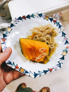 かぼちゃと糸こんにゃくの煮物-レシピのメイン写真