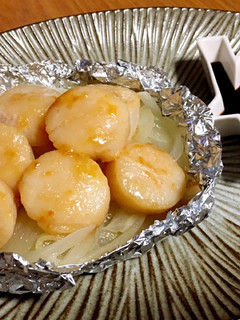 ホタテのバター醤油ホイル焼き-レシピのメイン写真