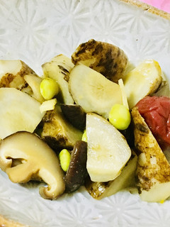 *マクロビ*しょうが梅ごぼう-レシピのメイン写真