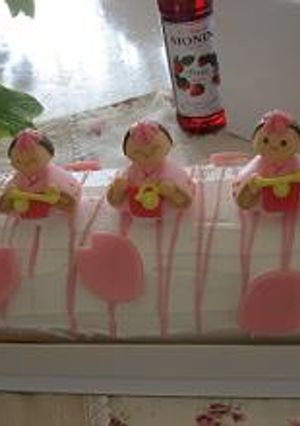 お雛様ロールケーキ-レシピのメイン写真