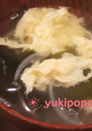 ふわふわ♪卵スープ　-レシピのメイン写真
