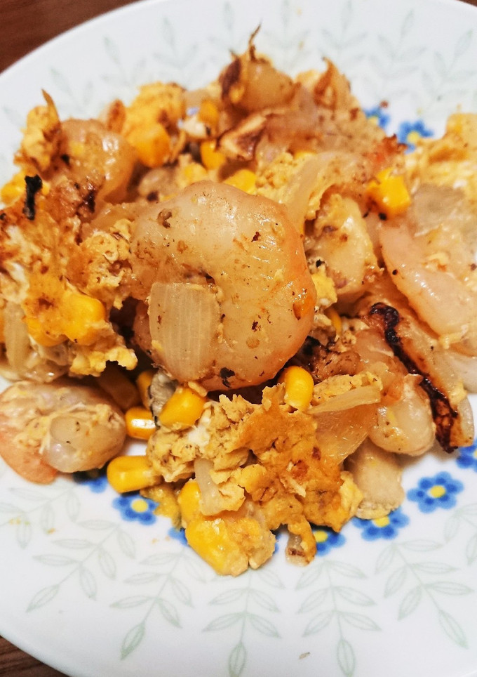 エリンギとむきエビの玉子炒め-レシピのメイン写真