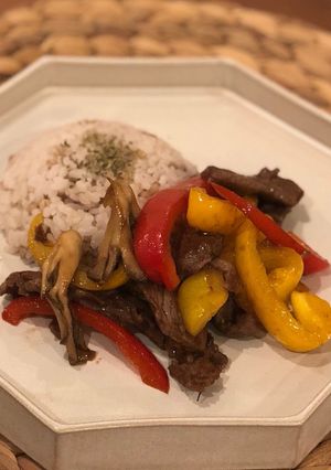 牛バラ肉の中華風炒め-レシピのメイン写真