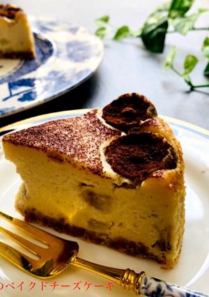 バナナのベイクドチーズケーキ-レシピのメイン写真
