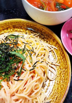 たらこパスタ(覚書)-レシピのメイン写真
