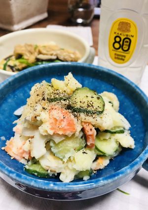 ガリ大好き❤︎ガリたっぷりポテトサラダ-レシピのメイン写真