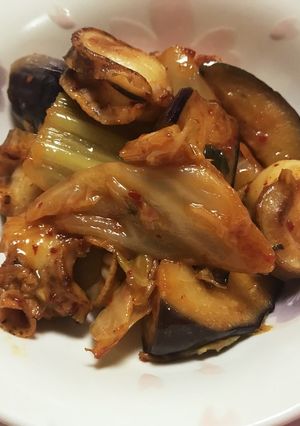 ホタテのキムチバター炒め-レシピのメイン写真