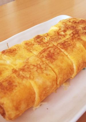 ネギ入り卵焼き-レシピのメイン写真