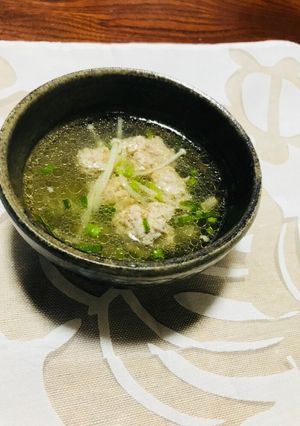 えのき茸と肉団子のスープ-レシピのメイン写真