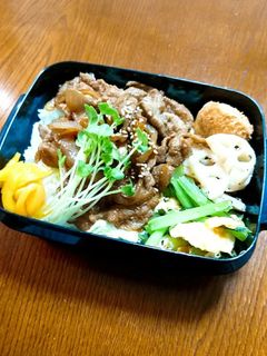 焼き肉弁当-レシピのメイン写真