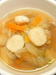 ホタテのやさしいスープ-レシピのメイン写真