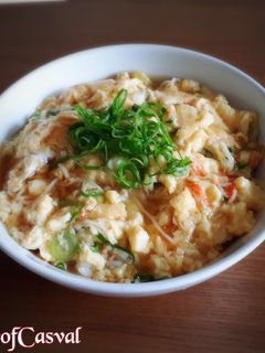 玉子とうふとカニカマのフワフワ天津飯-レシピのメイン写真