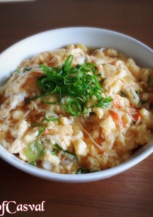 玉子とうふとカニカマのフワフワ天津飯-レシピのメイン写真