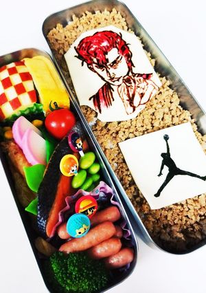 バスケ　キャラ弁　桜木花道-レシピのメイン写真