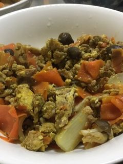 にんじんとひき肉のカレー炒め-レシピのメイン写真