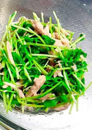 レンジで超簡単＊豆苗のツナ和え-レシピのメイン写真