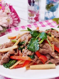 クレソンと牛肉のオイスター炒め-レシピのメイン写真