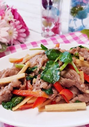 クレソンと牛肉のオイスター炒め-レシピのメイン写真