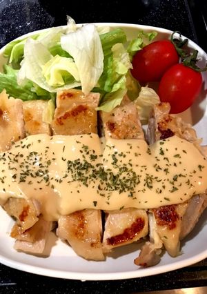 鶏モモ肉で手抜きハニーマスタードチキン-レシピのメイン写真