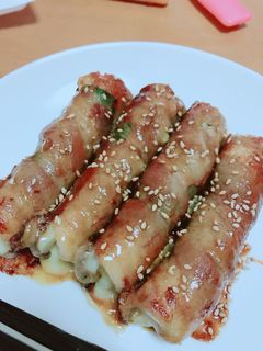 チーズとちくわの肉巻き-レシピのメイン写真