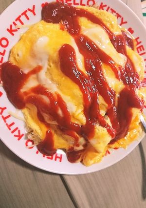 ツナご飯でオムライス♡-レシピのメイン写真