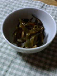 わかめの茎で佃煮-レシピのメイン写真
