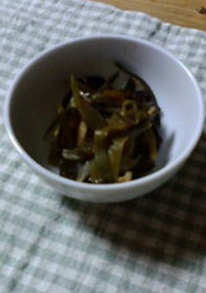 わかめの茎で佃煮-レシピのメイン写真
