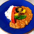 超簡単♡焼き野菜のっけキーマカレー