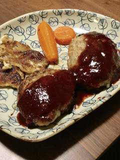 雑な男料理:絶品ハンバーグ!!-レシピのメイン写真