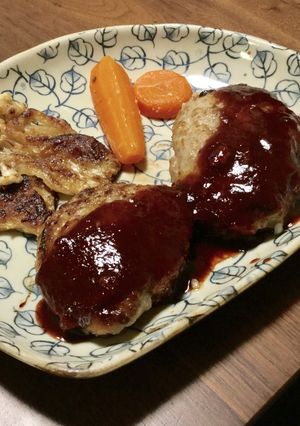 雑な男料理:絶品ハンバーグ!!-レシピのメイン写真