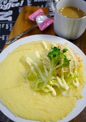 簡単！モーニング☆サラダクレープ-レシピのメイン写真