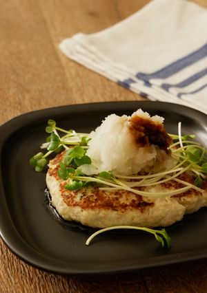 "シャキふわ"れんこん入り豆腐ハンバーグ-レシピのメイン写真